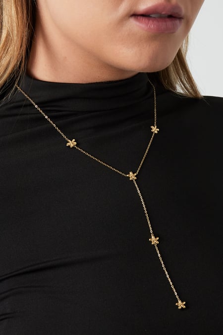 Halskette „Endless Bloom“ – Farbe Gold