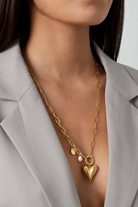 Halskette Perle Baby - Goldfarben
