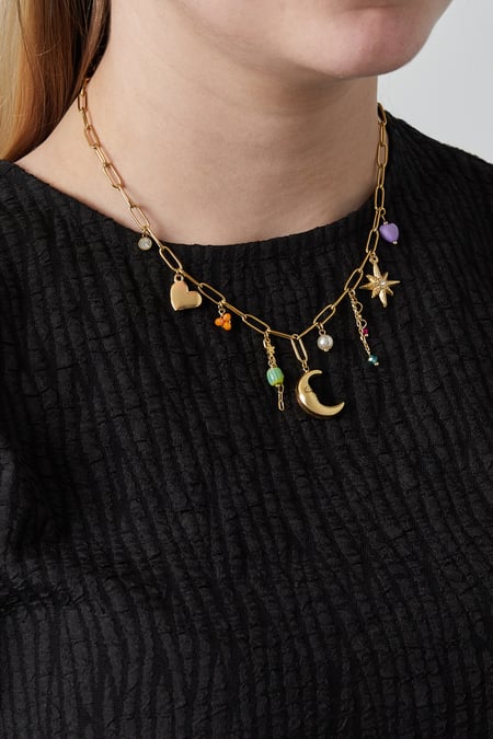 te amo hasta la luna y más allá collar