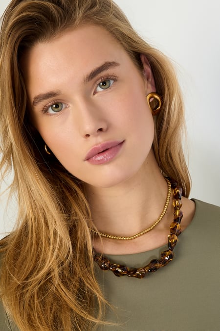 Acrylic Beaded Necklaces Beads Retro Daily Classic Series Women's jewelry