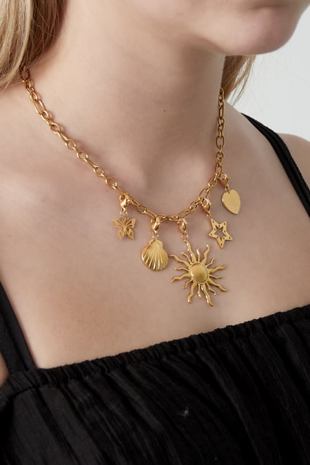 Collier DIY ensoleillé