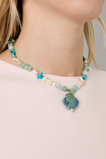 Stein Perlen Halsketten Schildkröte Casual Urlaub/Strand Einfache Serie frauen schmuck
