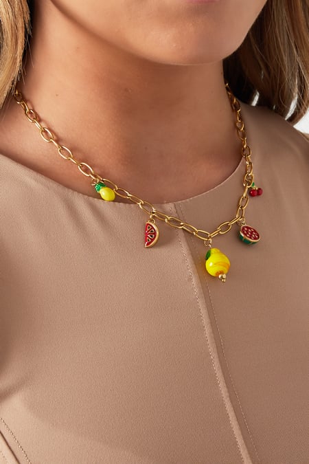 Collar de flor de cítricos