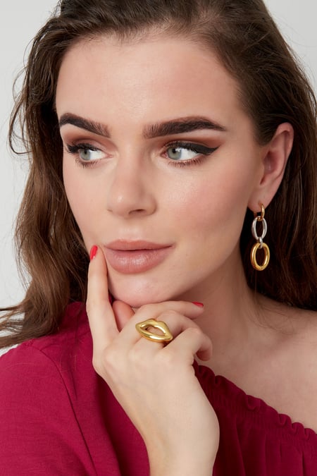 Ring mouth - Gold Color - 16