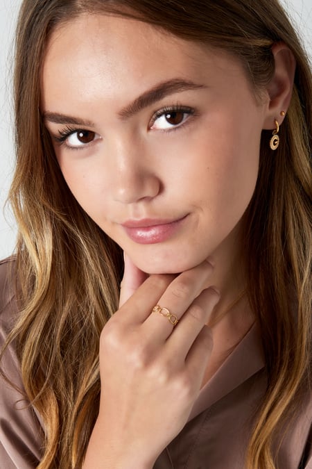 Ring links - Silver Color color