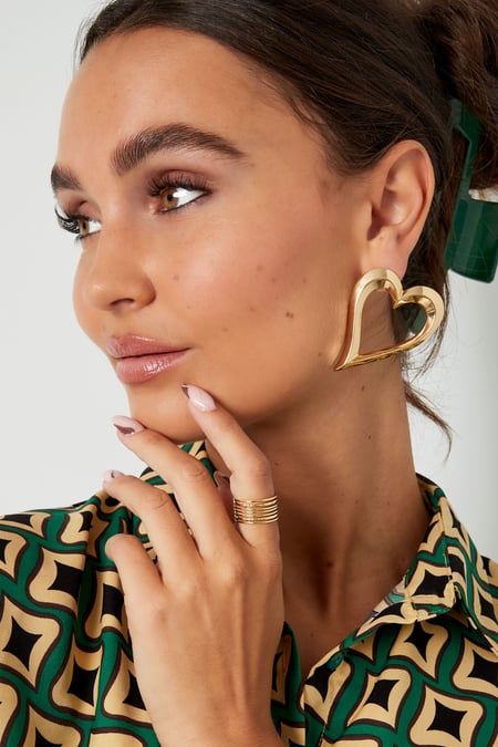 Ring thin layers - Silver Color color