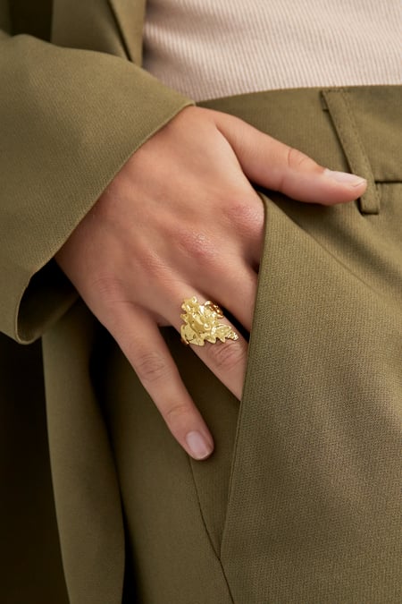abstract textuur ring