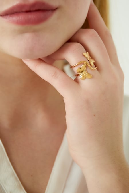 bague papillon