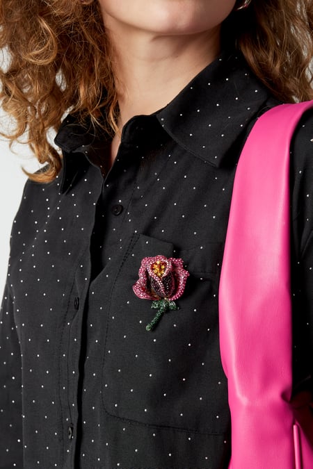 Broche Rose
