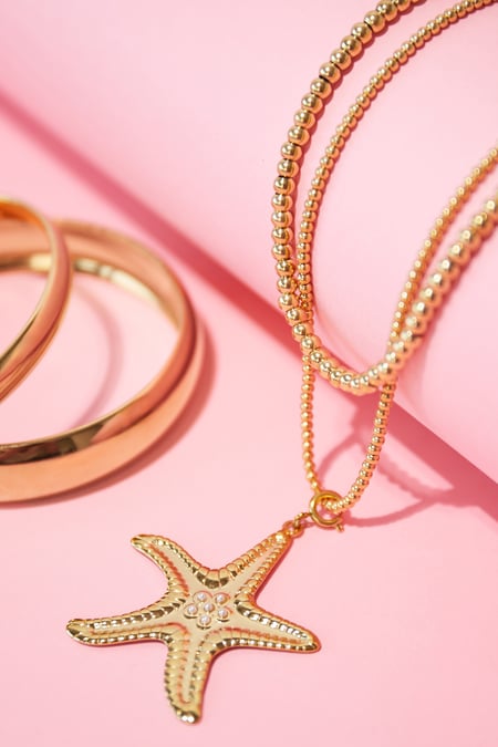 Pearl starfish jewelry charm