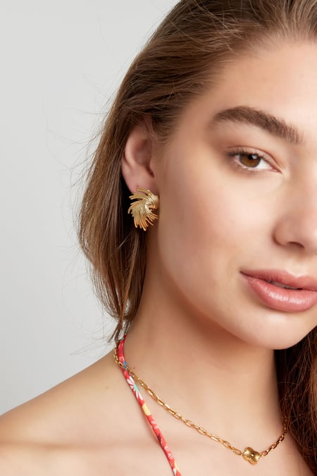 Earrings twizzel - Gold Color Alloy