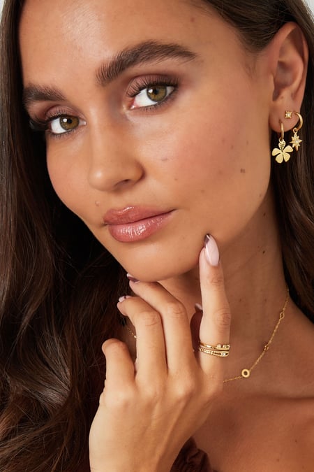 earrings flower charm