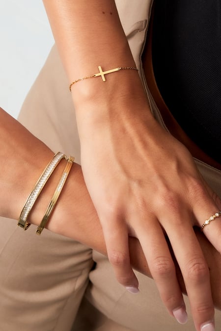 Bracelet cross - Silver Color color