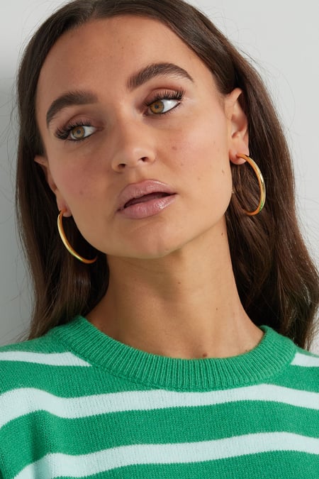 boucles d'oreilles basic larges
