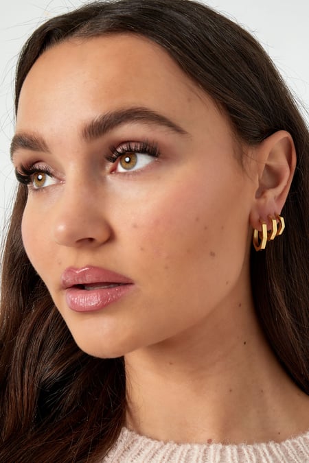 classic round earrings large