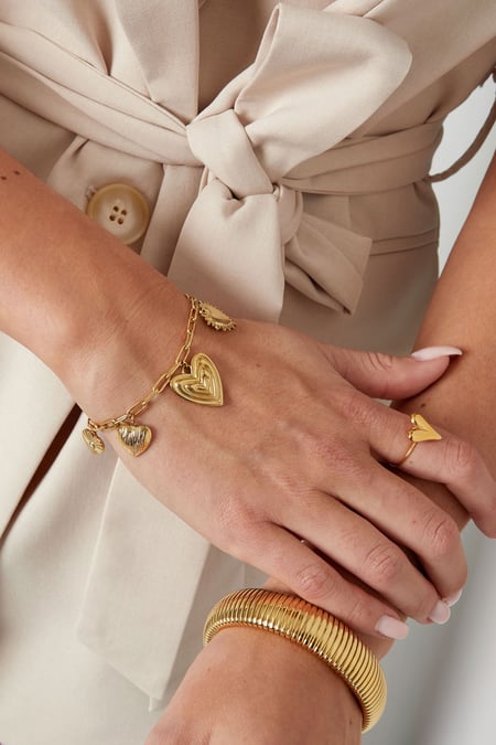 charm-armband blumenliebe