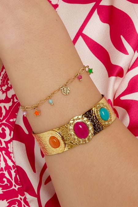summer rockstar charm bracelet