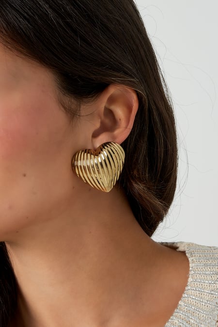 boucles d'oreilles coeur groovy
