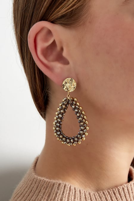 Bead drop earrings