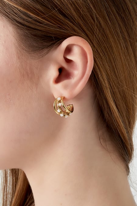 beaded bliss oorbellen