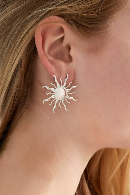 orecchini wavy sun