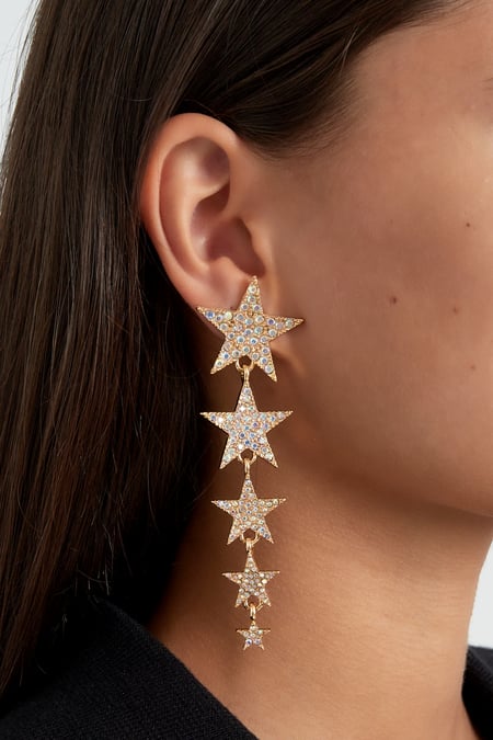 Boucles d'oreilles étoiles filantes