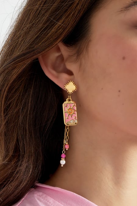 küpe renkli güneş