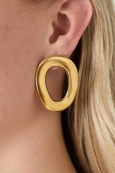 Boucles d&#39;oreilles déclaration âme