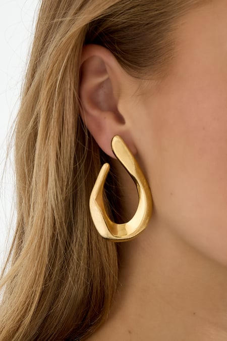 Boucles d&#39;oreilles à tige de forme irrégulière, série Casual Daily Simple, bijoux pour femmes