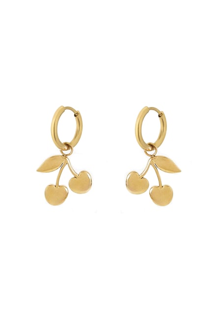 boucles d'oreilles cerises 2