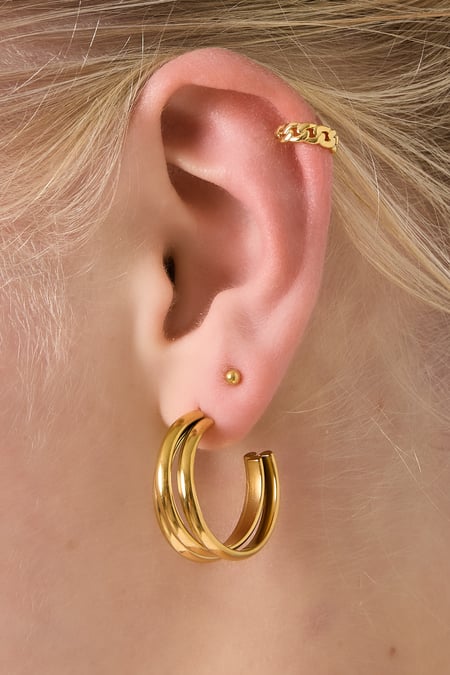 Cadena para puños de oreja para niña
