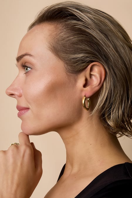 Hoop Earrings circle Casual Daily Simple Series Women's jewelry