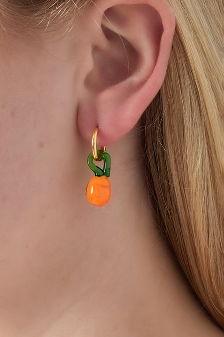 Boucles d&#39;oreilles fleur d&#39;oranger