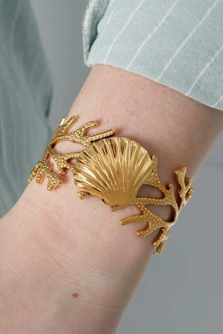 Pulsera de arrecife dorado