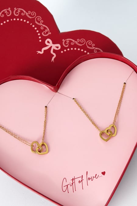cadeau d'amour bracelets en acier inoxydable