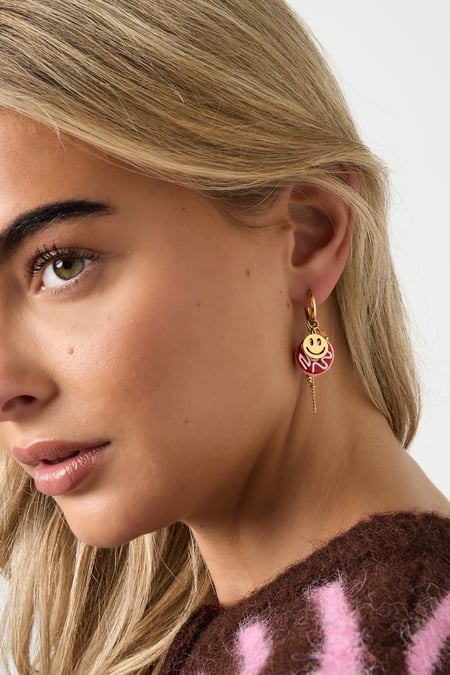 Boucles d&#39;oreilles pendantes en acier inoxydable, style décontracté, simple et quotidien, bijoux pour femmes