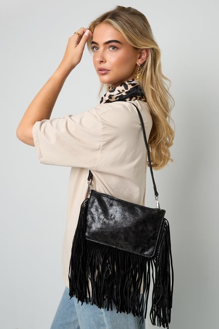 Borse a tracolla con nappa punk in poliestere, accessori quotidiani