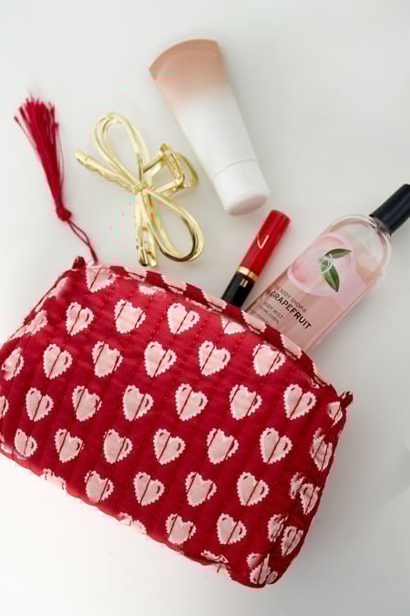 Heartsy makeup bag medium