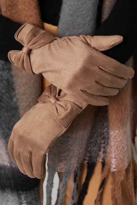 Classic bow gloves