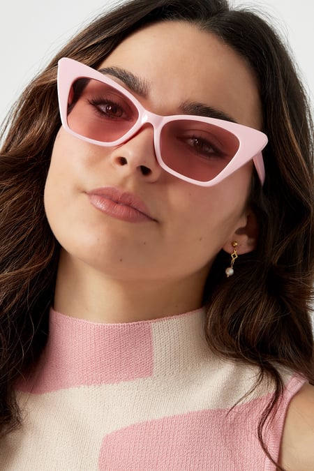 Lunettes de soleil monture monochrome