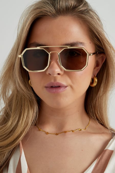 Sonnenbrille LuminLens - Schwarzgold