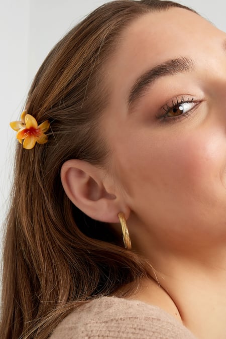 Hawaii çiçekleri saç tokası seti - çoklu