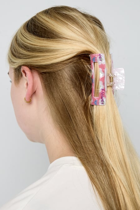 Pinces à cheveux en forme de fleur, accessoires décontractés en acrylique pour le quotidien