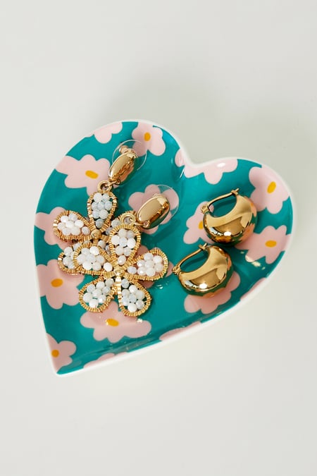 Heart jewelry tray cloudy vibe