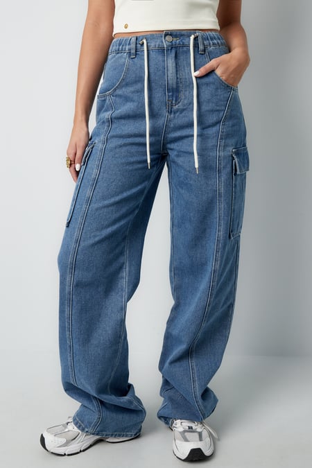 Jean cargo en denim Confiance
