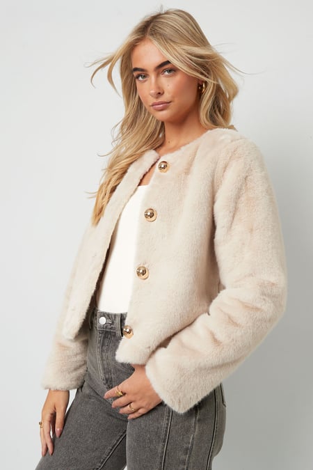 Chaqueta de piel sintética