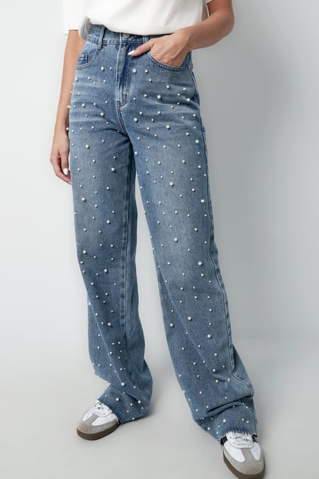 Jeans denim adorazione perla