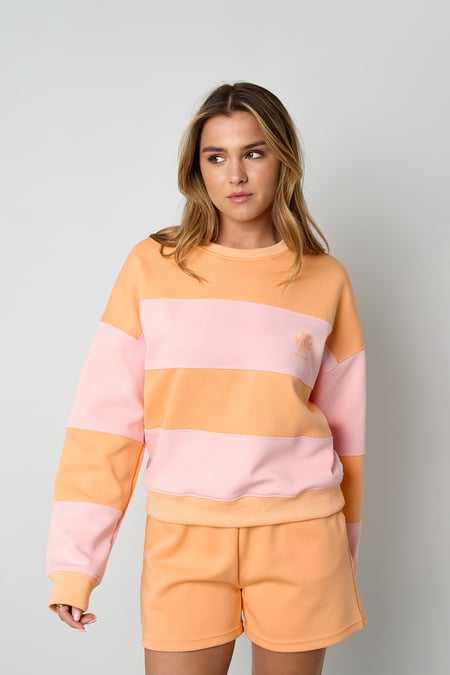 Der gestreifte Liebespullover