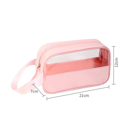 1 Paar Simple Series Einfache einfarbige PVC-Damentaschen