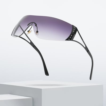 1 Paar Damen-Sonnenbrillen der Luxuriöse Serie für den Alltag in Volltonfarbe